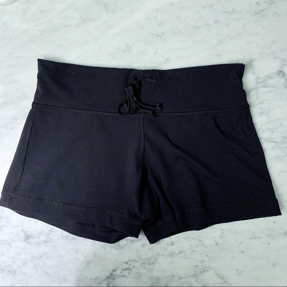 Lululemon Black Workout Running Yoga Ballet Boogie Dance Shorts XS